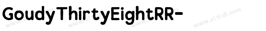 GoudyThirtyEightRR字体转换