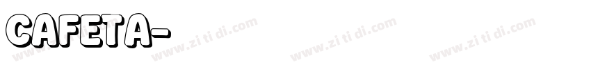 cafeta字体转换