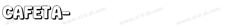 cafeta字体转换
