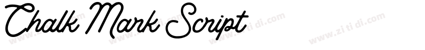 Chalk_Mark_Script字体转换