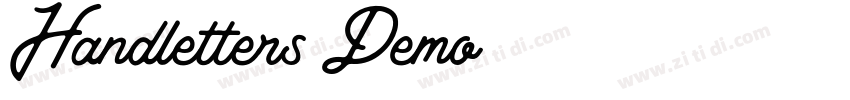 Handletters_Demo字体转换