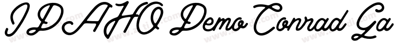 IDAHO_Demo_Conrad_Ga字体转换