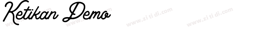 Ketikan_Demo字体转换