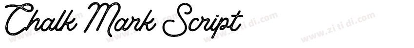Chalk_Mark_Script字体转换