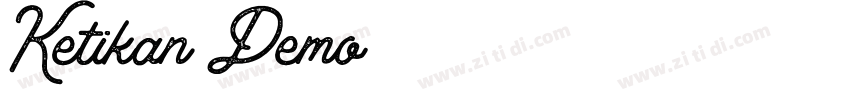 Ketikan_Demo字体转换