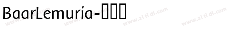 BaarLemuria字体转换