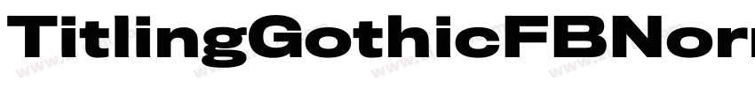 TitlingGothicFBNorma字体转换