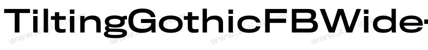 TiltingGothicFBWide字体转换