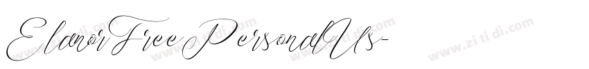 ElanorFreePersonalUs字体转换