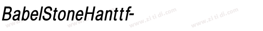 BabelStoneHanttf字体转换