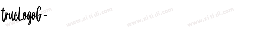 trueLogoG字体转换
