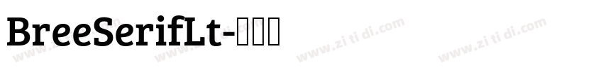 BreeSerifLt字体转换