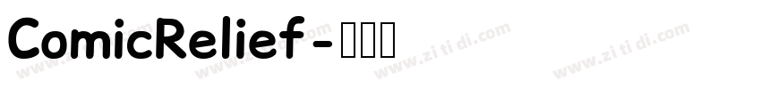 ComicRelief字体转换