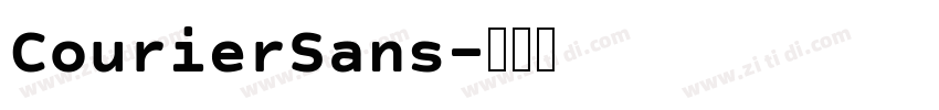 CourierSans字体转换