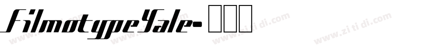 FilmotypeYale字体转换