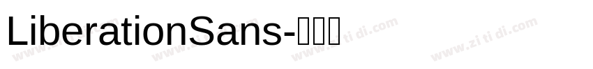 LiberationSans字体转换