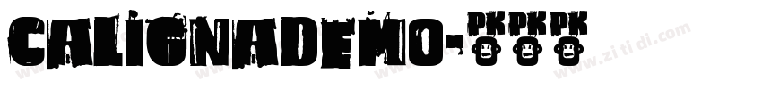 CalignaDEMO字体转换