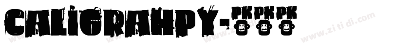 Caligrahpy字体转换