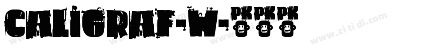 caligraf-w字体转换