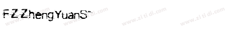 FZZhengYuanS字体转换