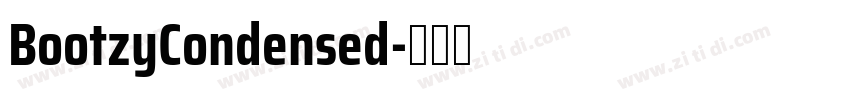 BootzyCondensed字体转换