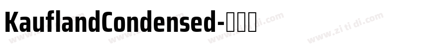 KauflandCondensed字体转换