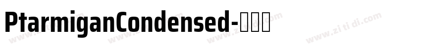 PtarmiganCondensed字体转换