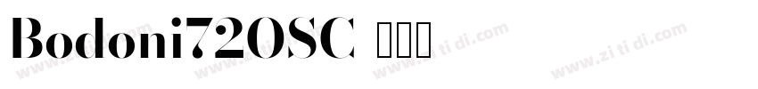 Bodoni72OSC字体转换