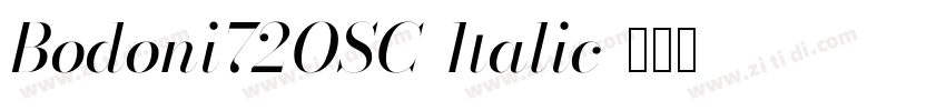 Bodoni72OSC-Italic字体转换