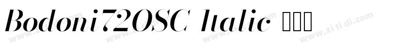 Bodoni72OSC-Italic字体转换
