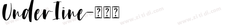 UnderIine字体转换