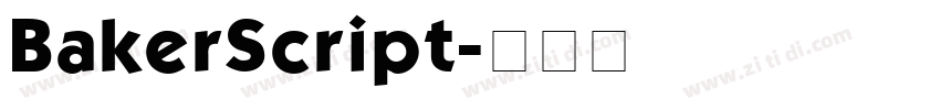 BakerScript字体转换