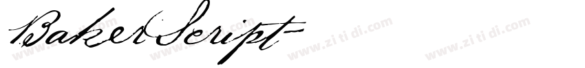 BakerScript字体转换