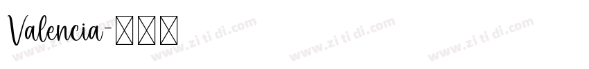 Valencia字体转换