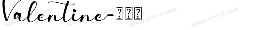 Valentine字体转换