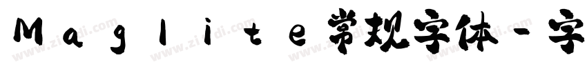 Maglite常规字体字体转换