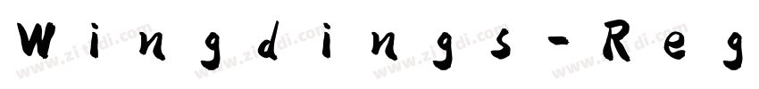 Wingdings-Regular-常规字体转换
