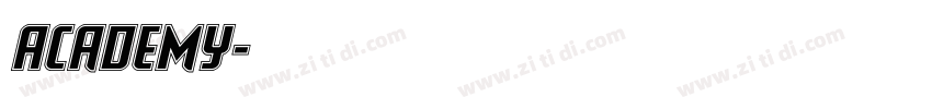 Academy字体转换