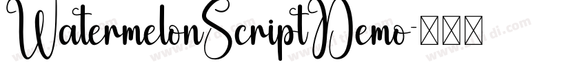 WatermelonScriptDemo字体转换