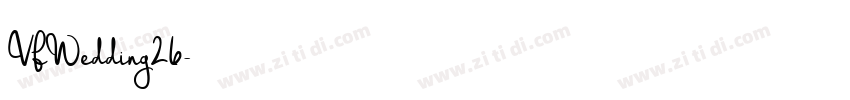 VfWedding26字体转换