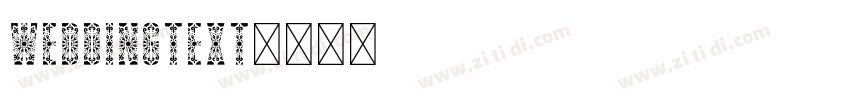 WeddingText字体转换