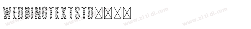 WeddingTextStd字体转换