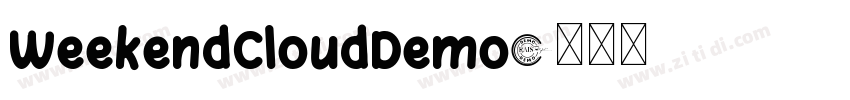WeekendCloudDemo字体转换