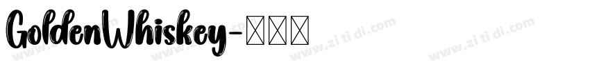 GoldenWhiskey字体转换