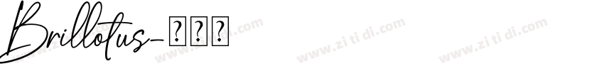 Brillotus字体转换