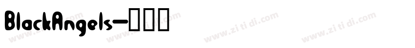 BlackAngels字体转换