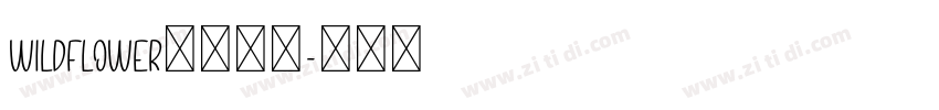 wildflower字幕下载字体转换
