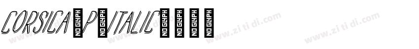 Corsica_P_Italic字体转换