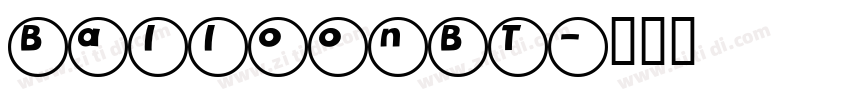 BalloonBT字体转换