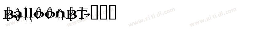 BalloonBT字体转换
